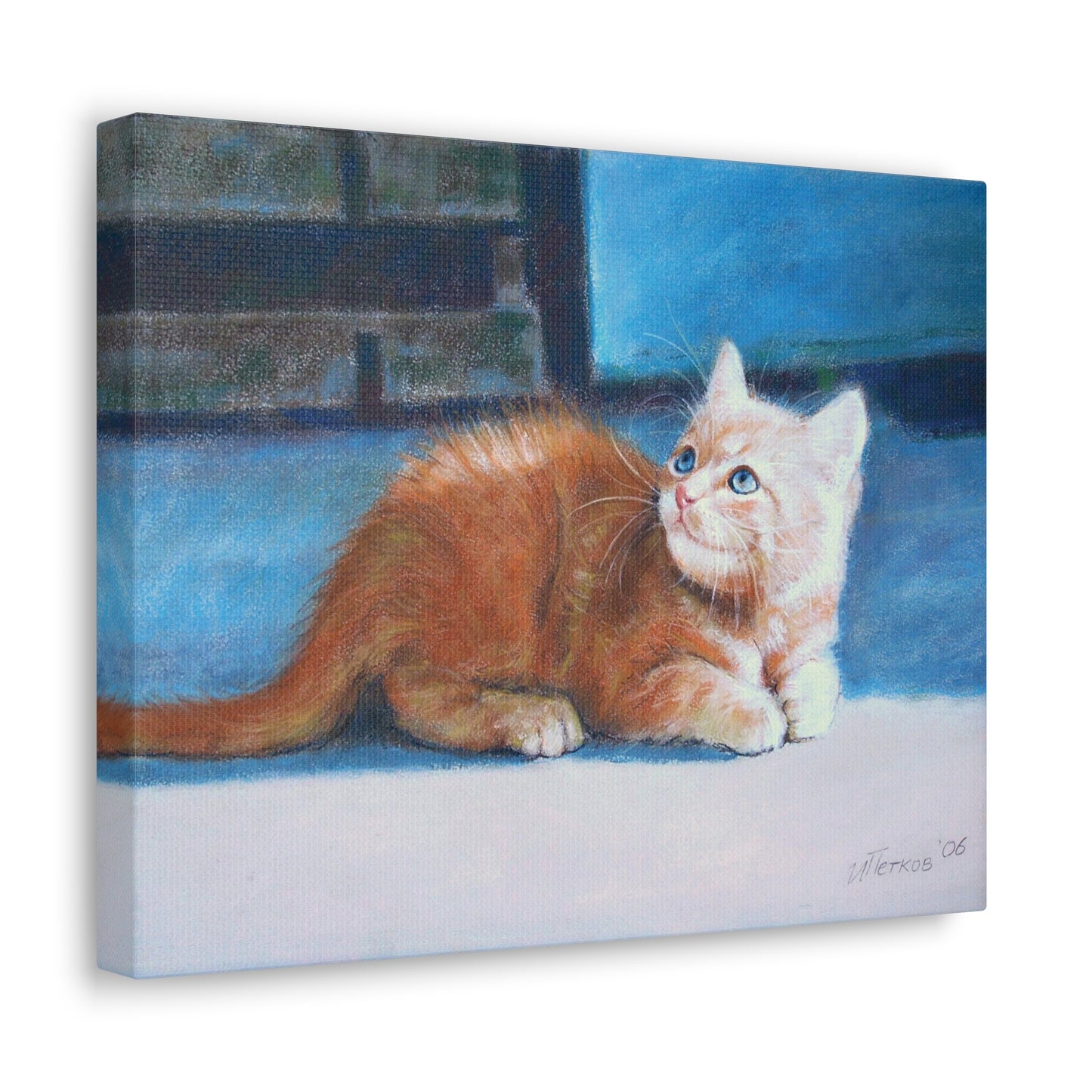 Orange Kitten - Canvas Print