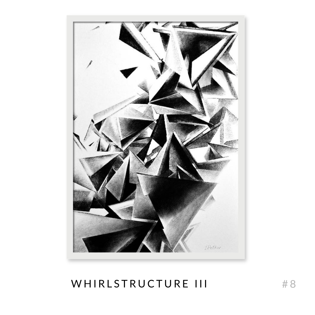 The Structures - Complete Art Series - Set of 17 Black and White Artworks