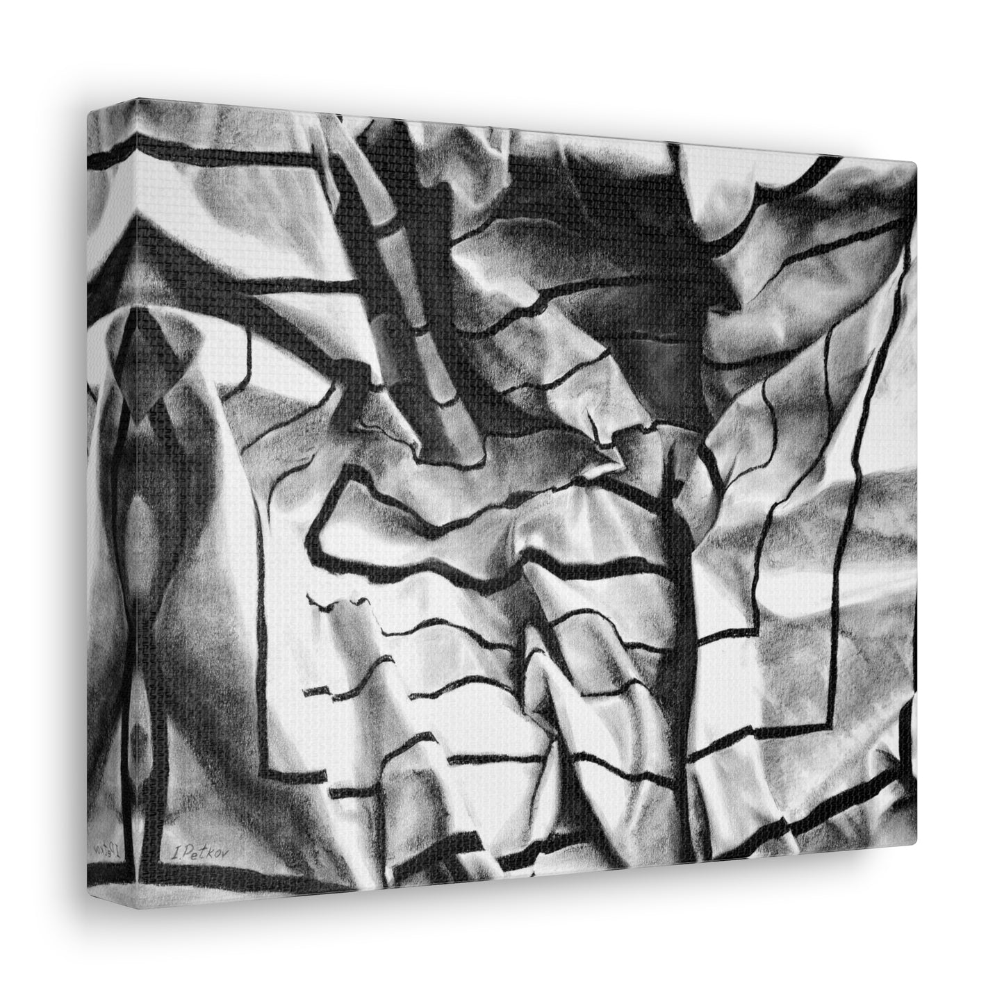 Folding Structure I - Canvas Print