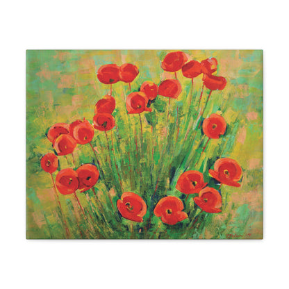 Poppies - Floral Canvas Print