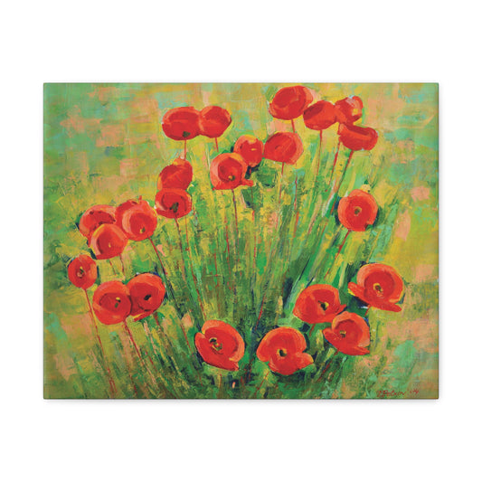 Poppies - Floral Canvas Print