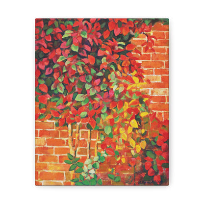 Autumn Impression on the Wall - Canvas Print