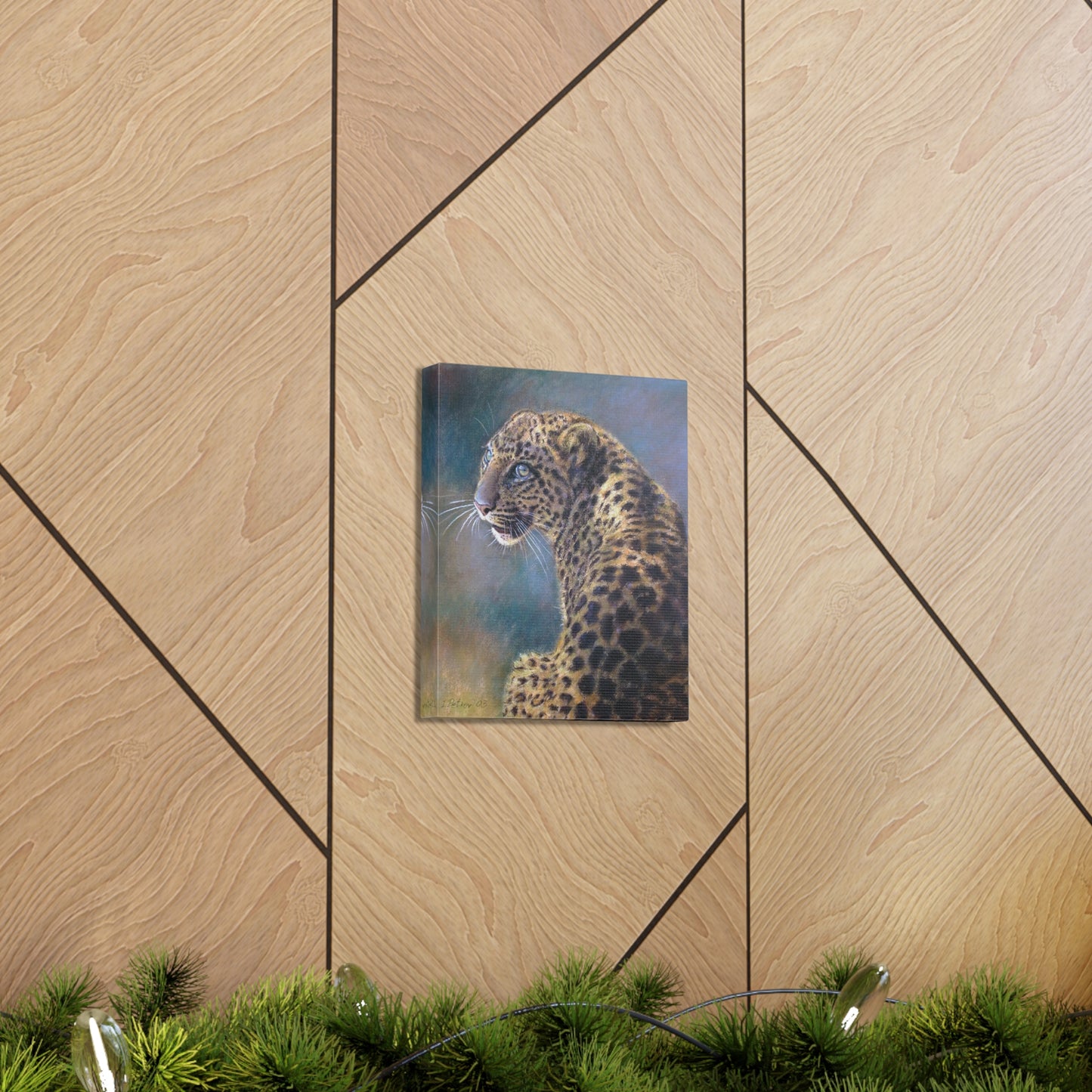 Leopard Portrait - Canvas Print