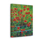 Poppies and Traverses I - Canvas Print