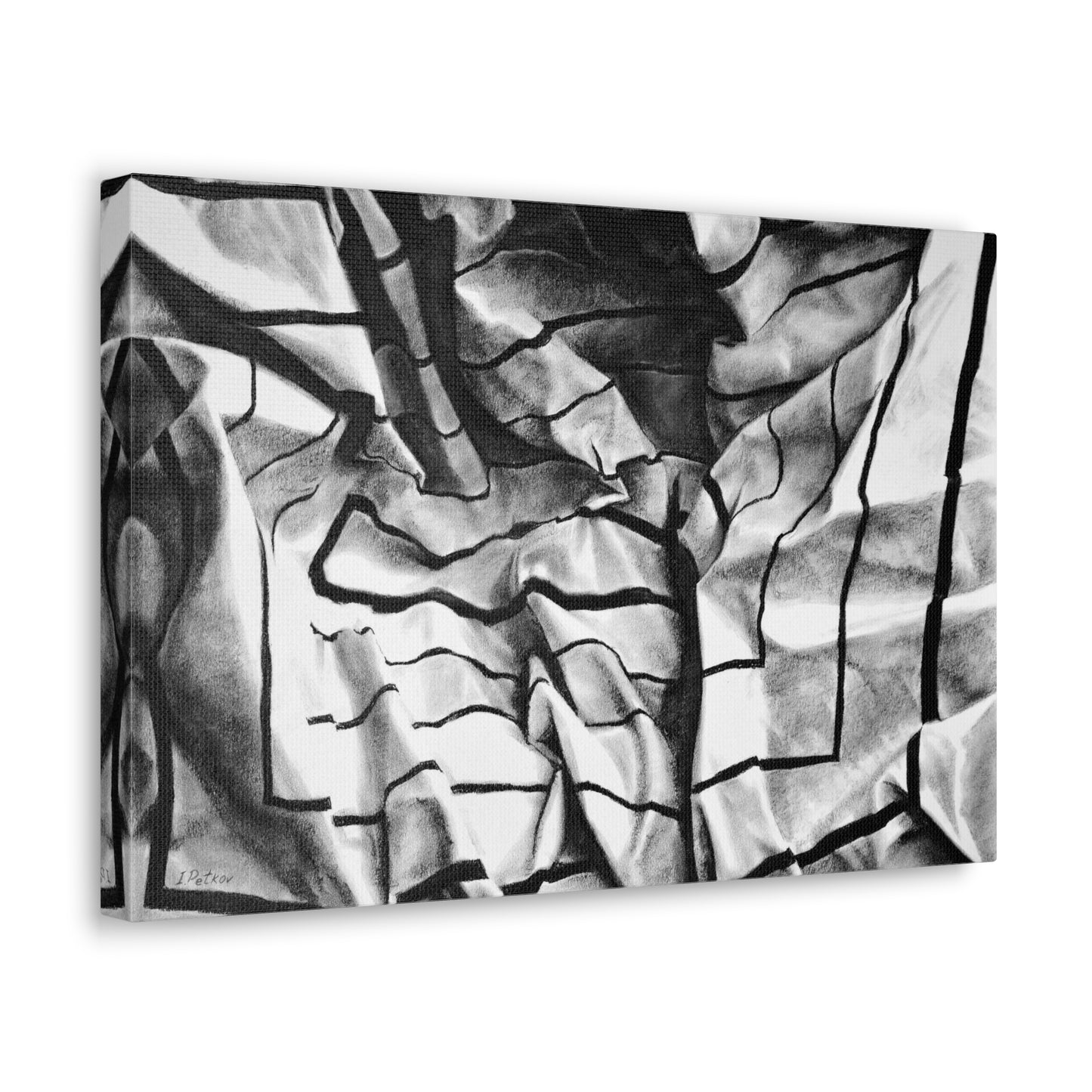 Folding Structure I - Canvas Print