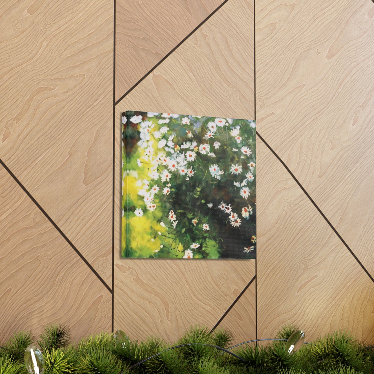 Daisies - Square Canvas Print